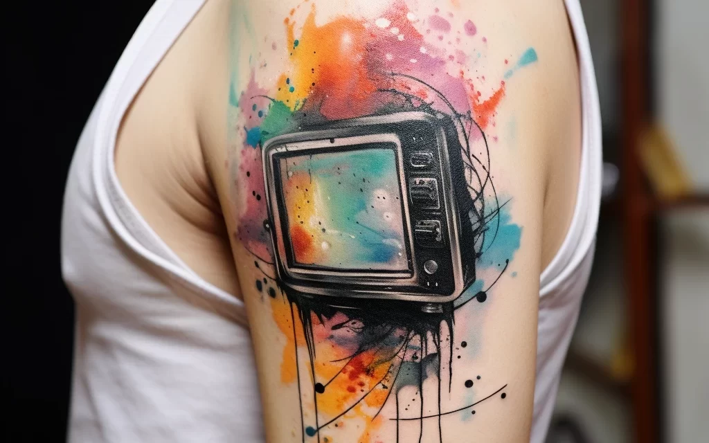 Кому подойдет татуировка с рисунком телевизора